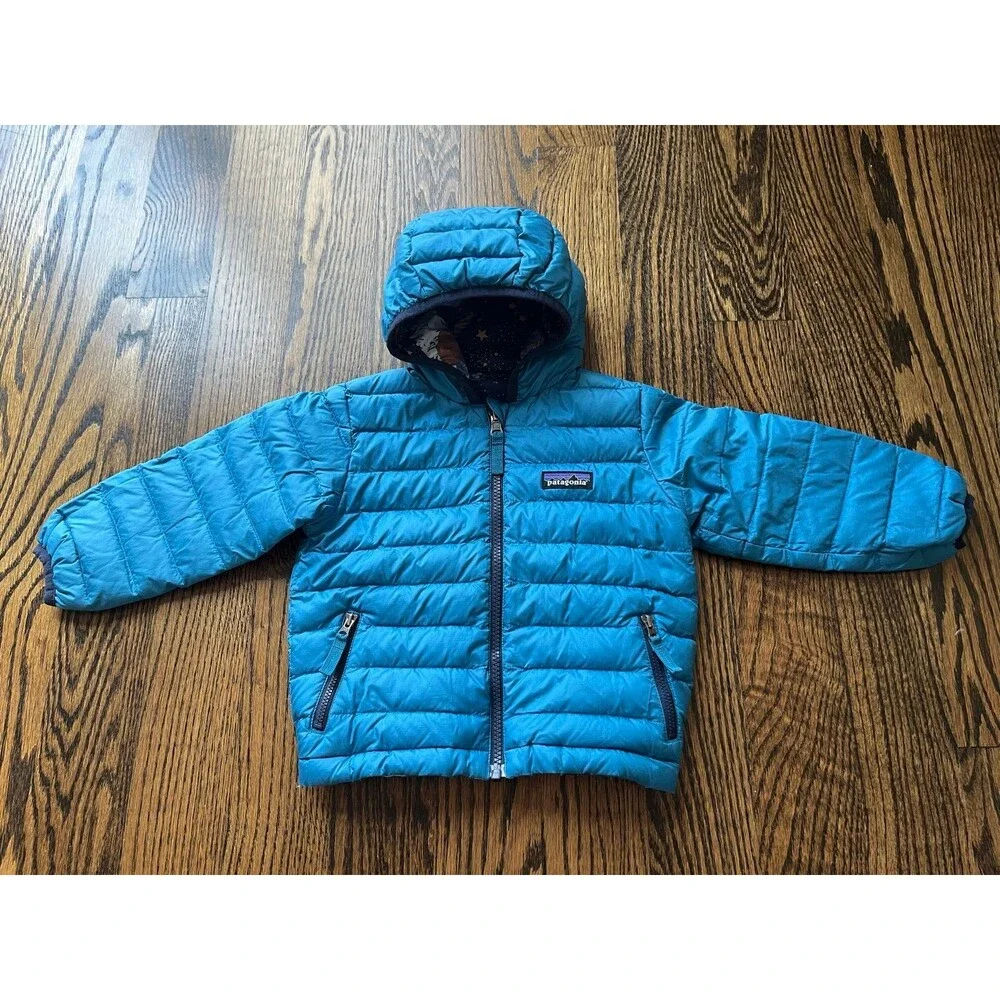 Patagonia Reversible Down Sweater Hoody - Toddlers' (2T)